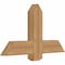 Ekena Millwork Eugene Smooth Timber Gable Bracket, Western Red Cedar, 36"W x 21"H x 3 1/2"D x 5 1/2"F, 14/12 Pitch GBW036X21X0406EUG00SWR - alternate 2